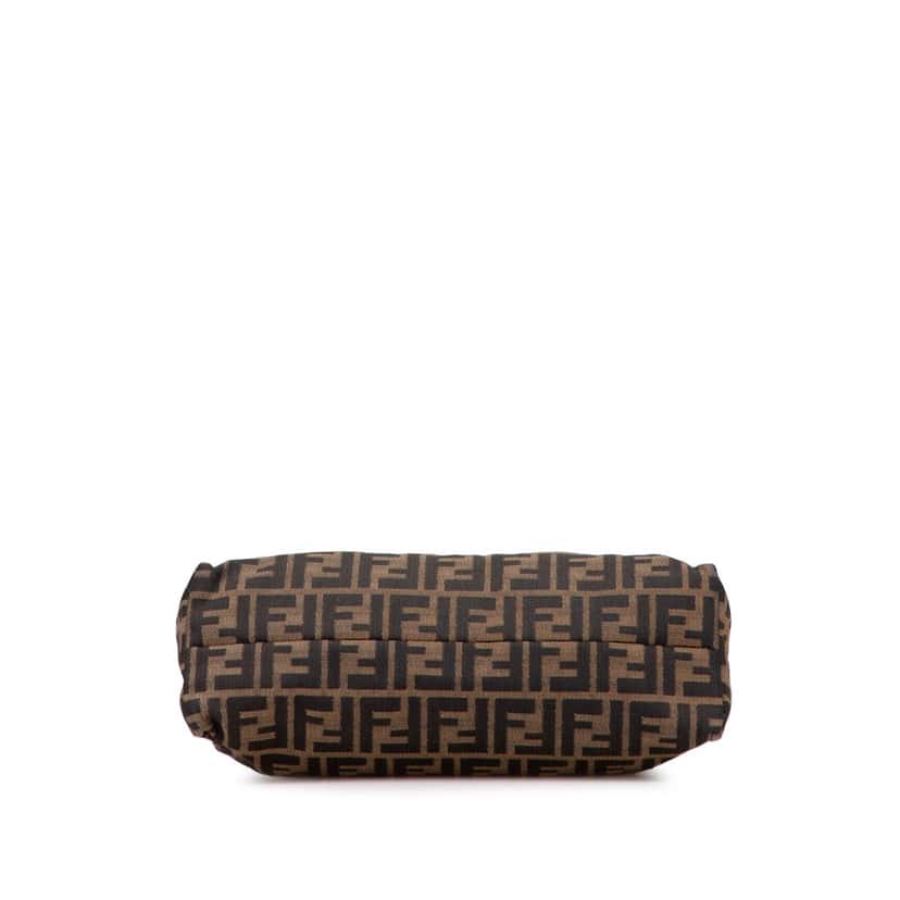 Fendi Zucca Canvas Shoulder Bag Brown Canvas Good condition - Inside View