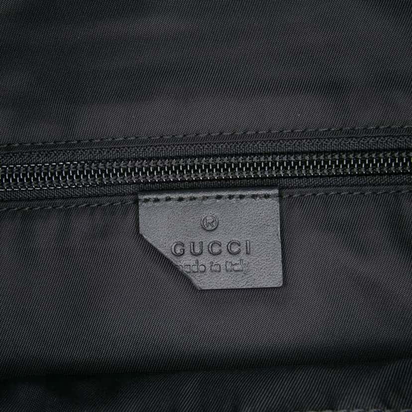 Gucci GG Techno Canvas Web Messenger Bag Black Canvas Good condition - Box View