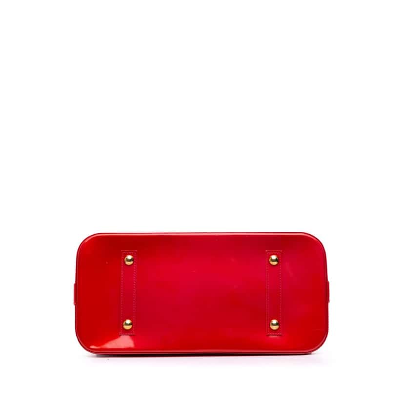 Louis Vuitton Monogram Vernis Alma PM Red Leather Good condition - Inside View