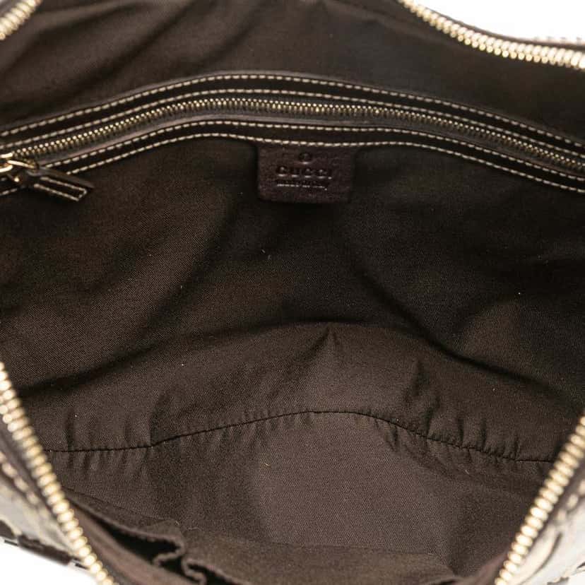 Gucci GG Canvas Royal Hobo Brown Canvas Good condition - Model View