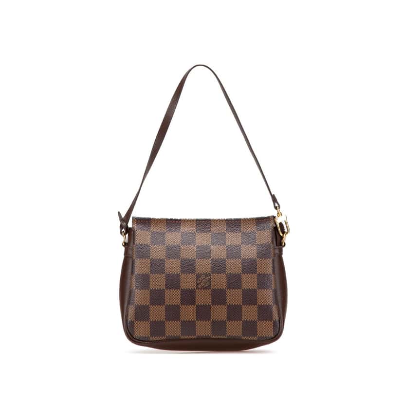 Louis Vuitton Damier Ebene Trousse Pochette Brown Canvas Good condition - Front View