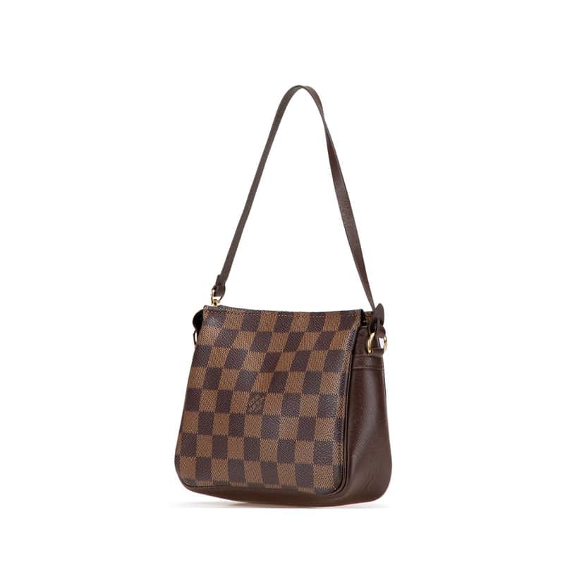 Louis Vuitton Damier Ebene Trousse Pochette Brown Canvas Good condition - Back View