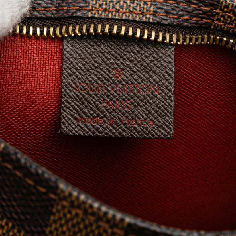 Louis Vuitton Damier Ebene Trousse Pochette Brown Canvas Good condition - Box View