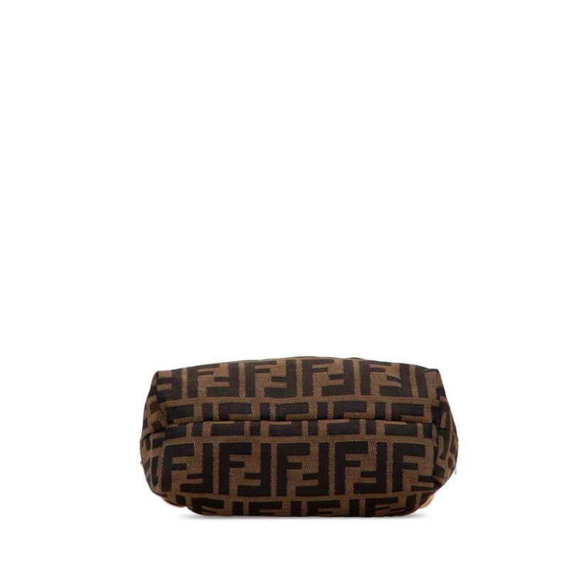Fendi Zucca Canvas Shoulder Bag Brown Canvas Good condition - Inside View