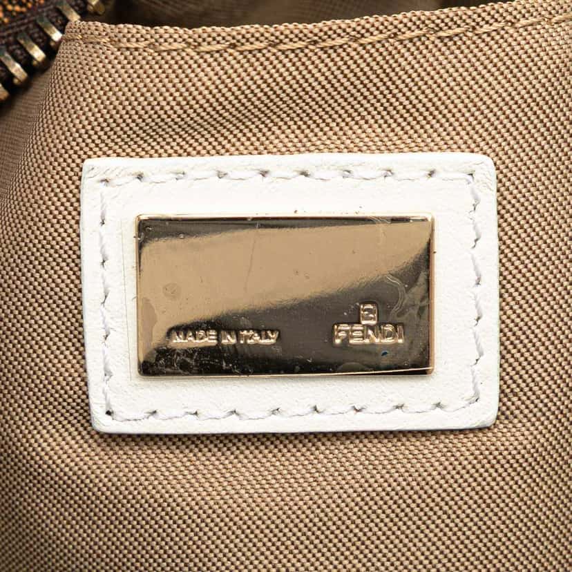 Fendi Zucca Canvas Shoulder Bag Brown Canvas Good condition - Box View