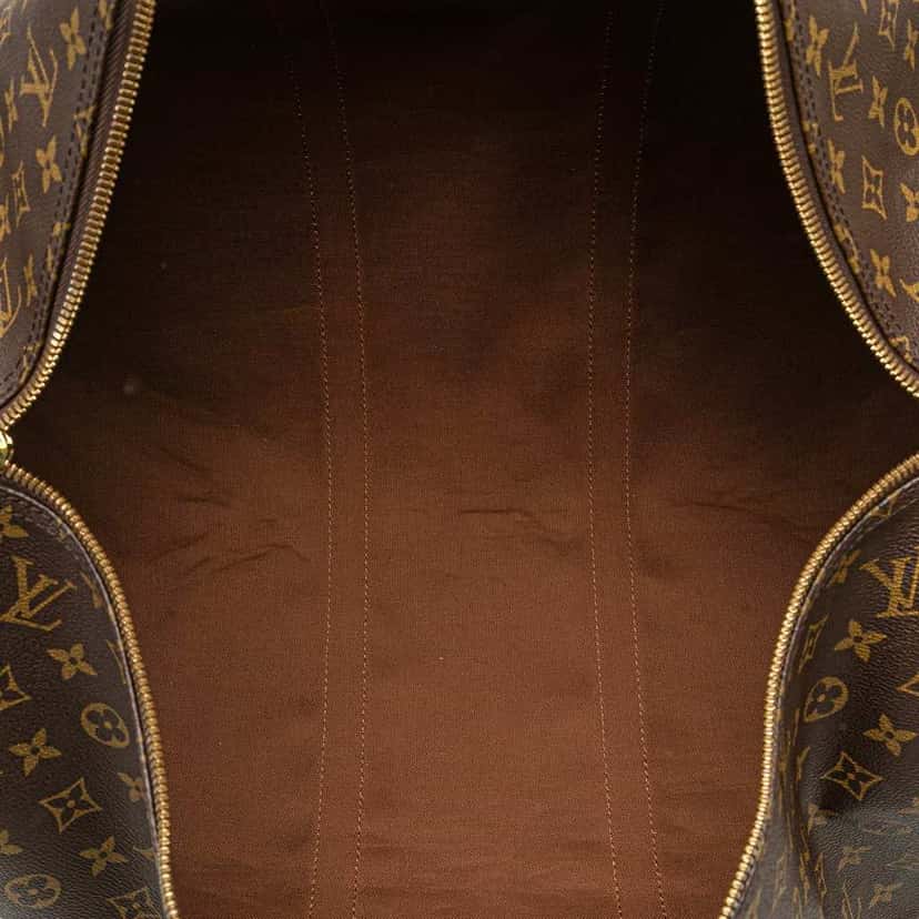 Louis Vuitton Monogram Keepall 55 Brown Canvas Good condition - Model View