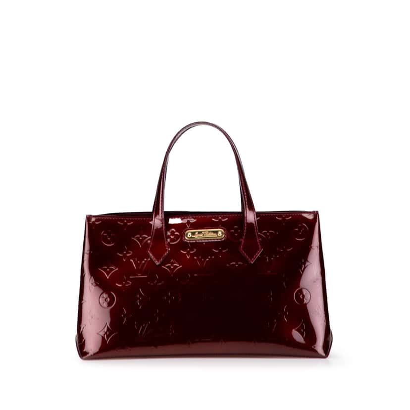 Louis Vuitton Monogram Vernis Wilshire PM Red Leather Good condition - Front View