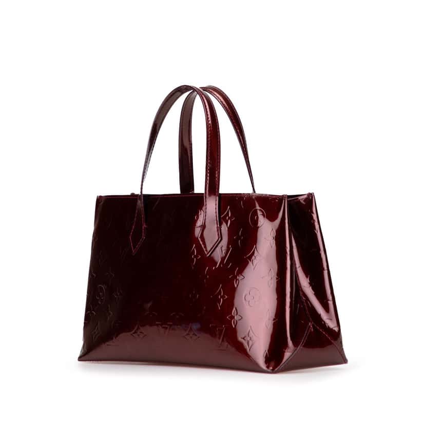 Louis Vuitton Monogram Vernis Wilshire PM Red Leather Good condition - Back View