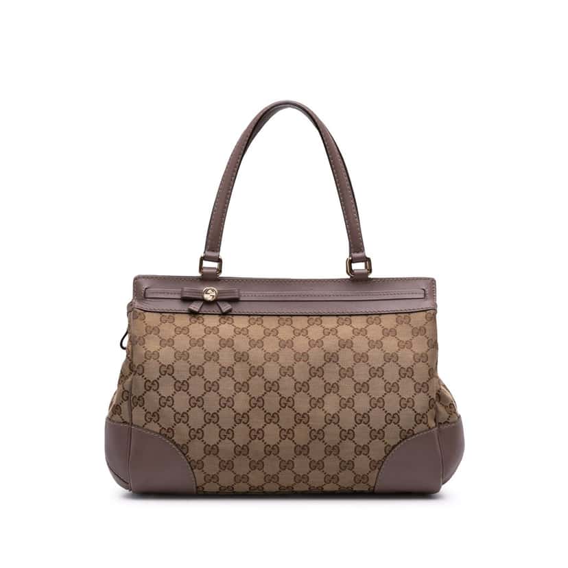 Gucci GG Canvas Mayfair Tote Brown Canvas Good condition - Front View