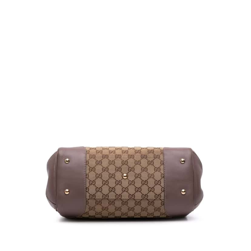 Gucci GG Canvas Mayfair Tote Brown Canvas Good condition - Inside View