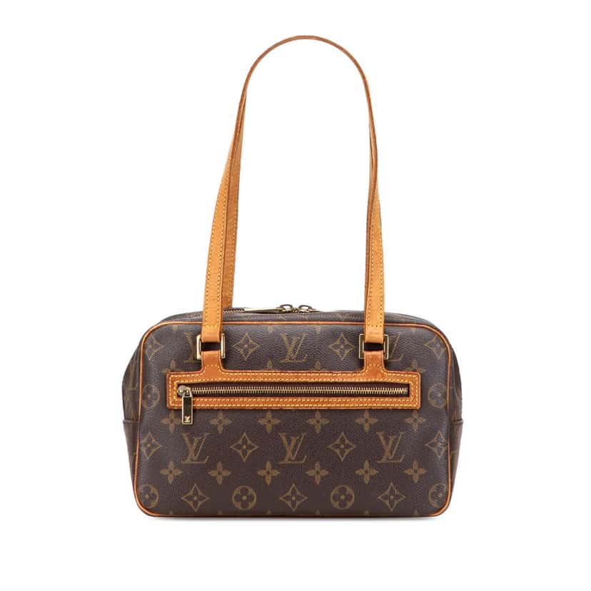 Louis Vuitton Monogram Cite MM Brown Canvas Good condition - Front View
