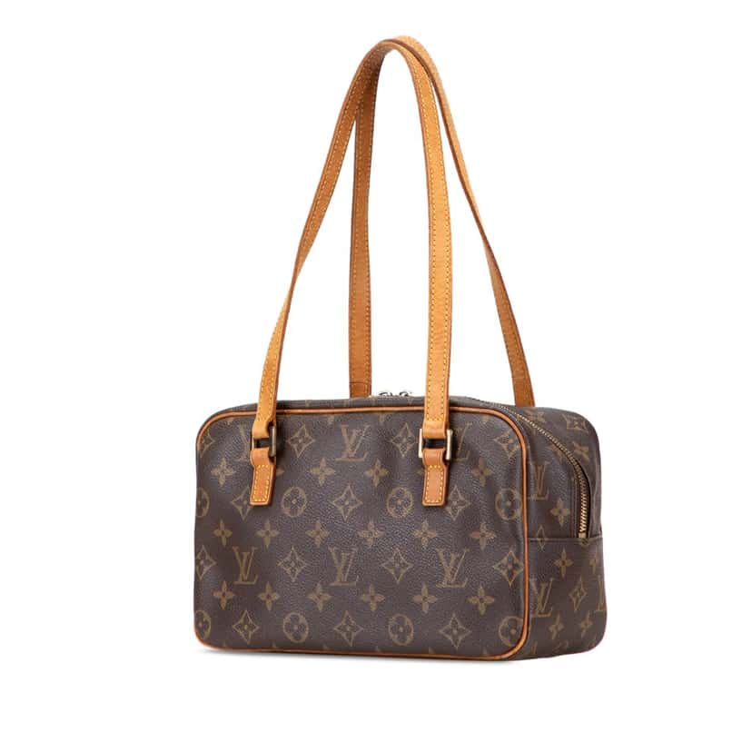 Louis Vuitton Monogram Cite MM Brown Canvas Good condition - Back View