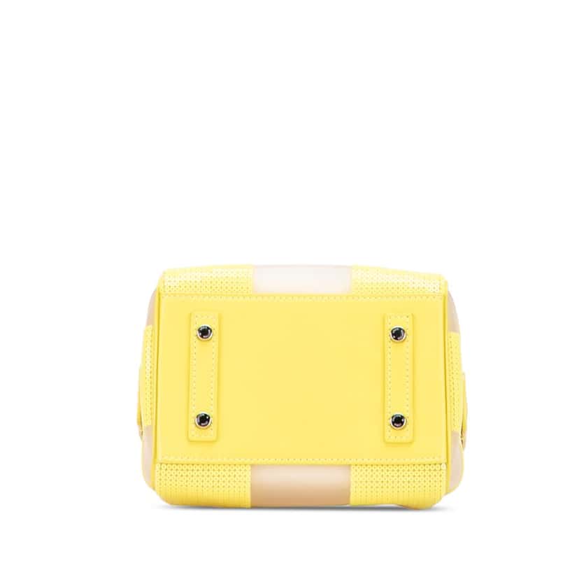Louis Vuitton Damier Optic Mesh Sequins Cube Speedy Yellow Good condition - Inside View