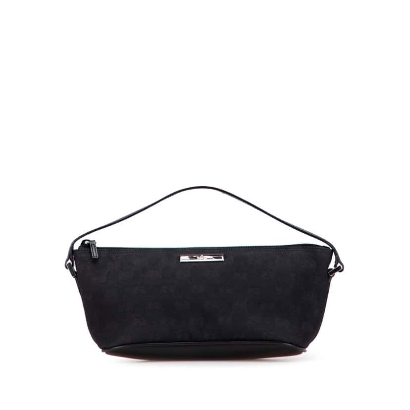 Gucci GG Canvas Boat Blue Canvas Good condition - Front View
