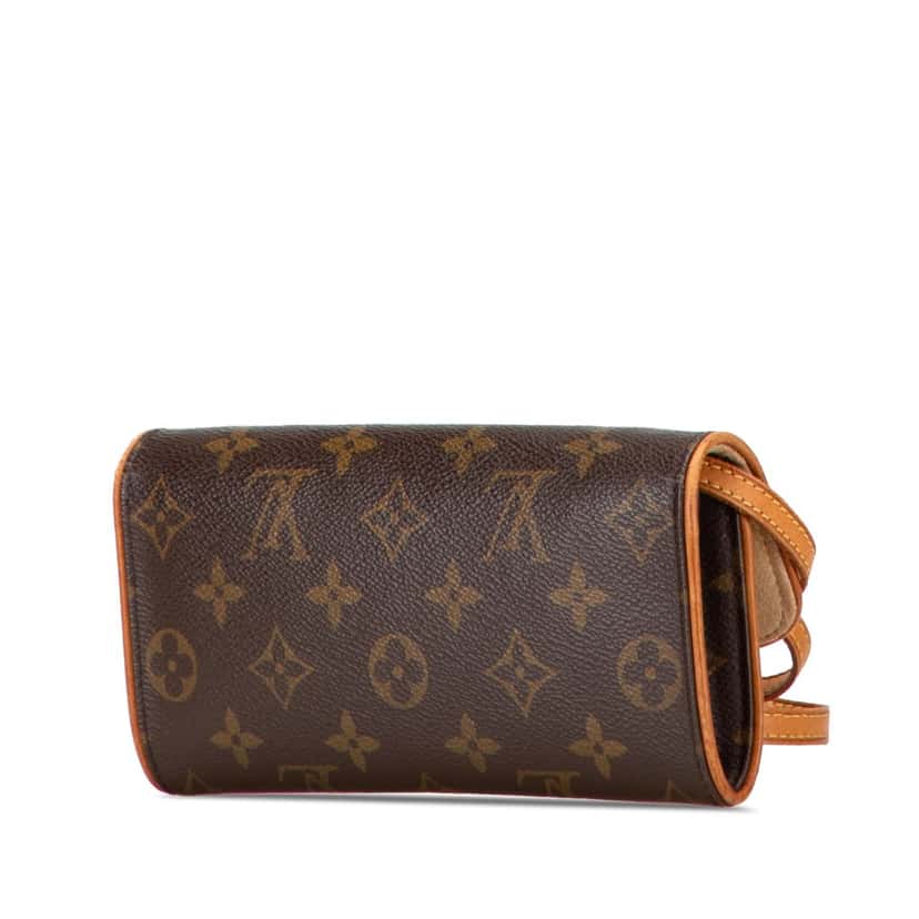 Louis Vuitton Monogram Pochette Twin PM Brown Canvas Good condition - Back View