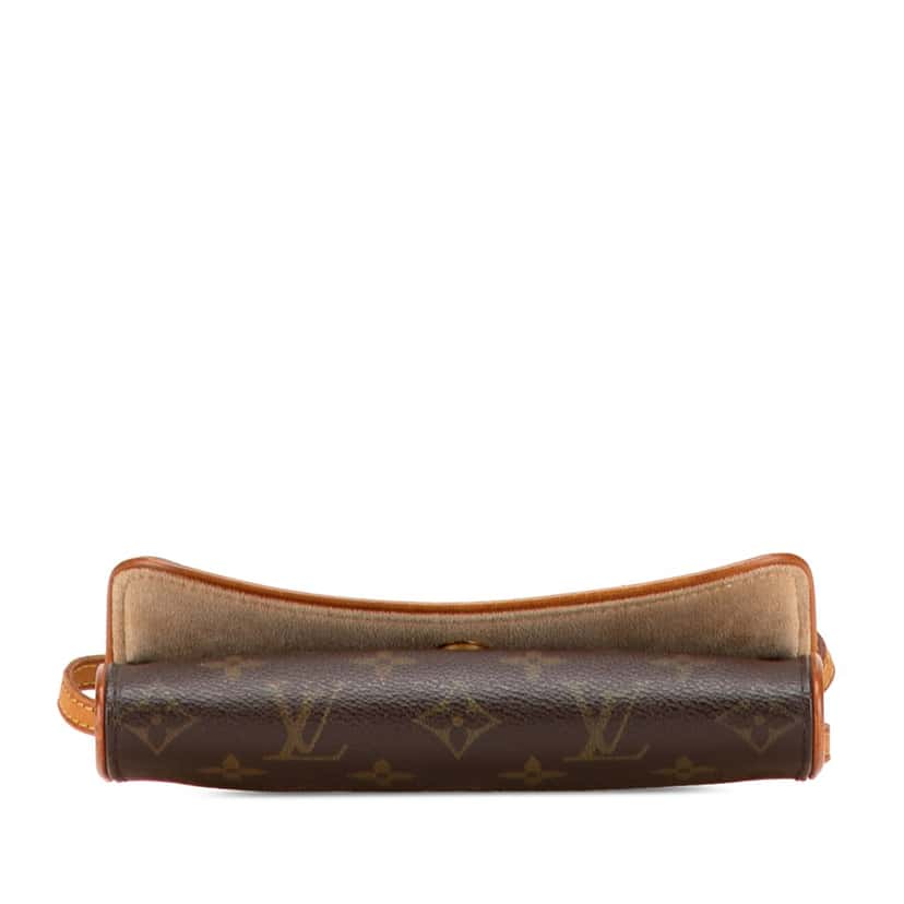 Louis Vuitton Monogram Pochette Twin PM Brown Canvas Good condition - Inside View