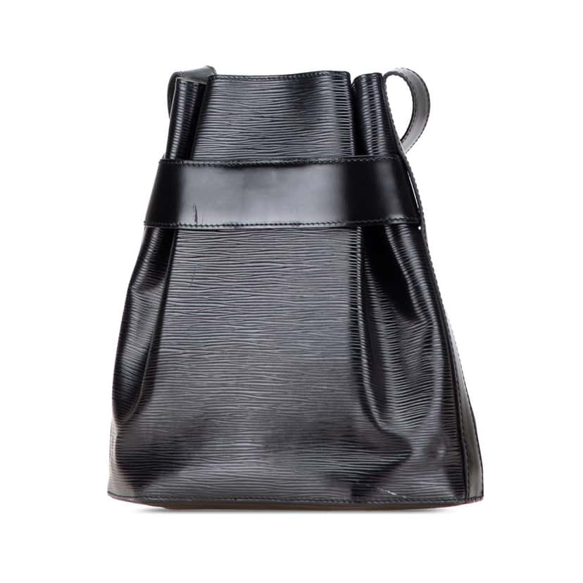 Louis Vuitton Epi Sac D Epaule PM Black Leather Good condition - Back View