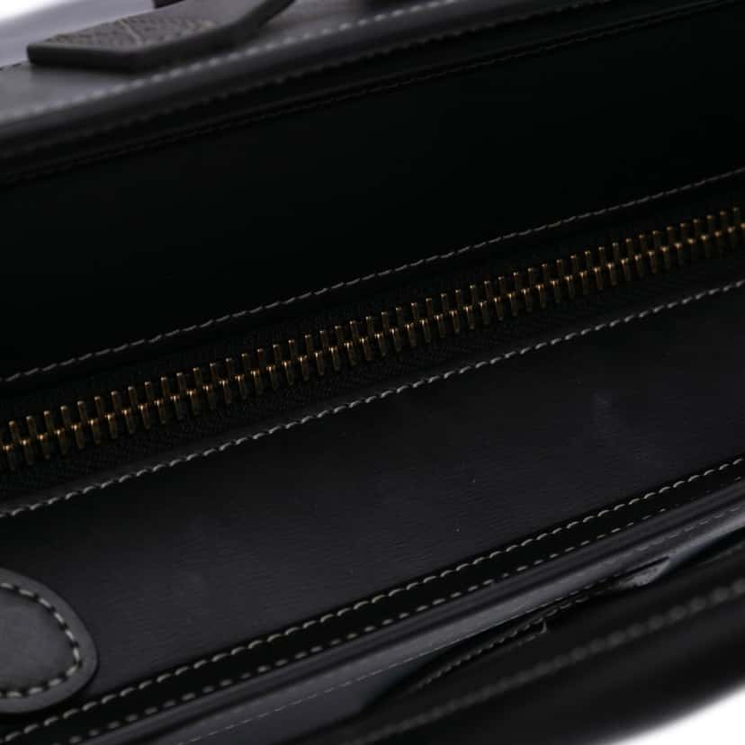 Celine Micro Tricolor Leather Luggage Tote Blue Leather Good condition - Box View