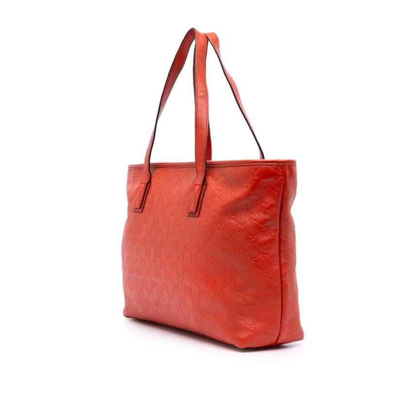 Gucci Medium Guccissima Tote Orange Leather Good condition - Back View