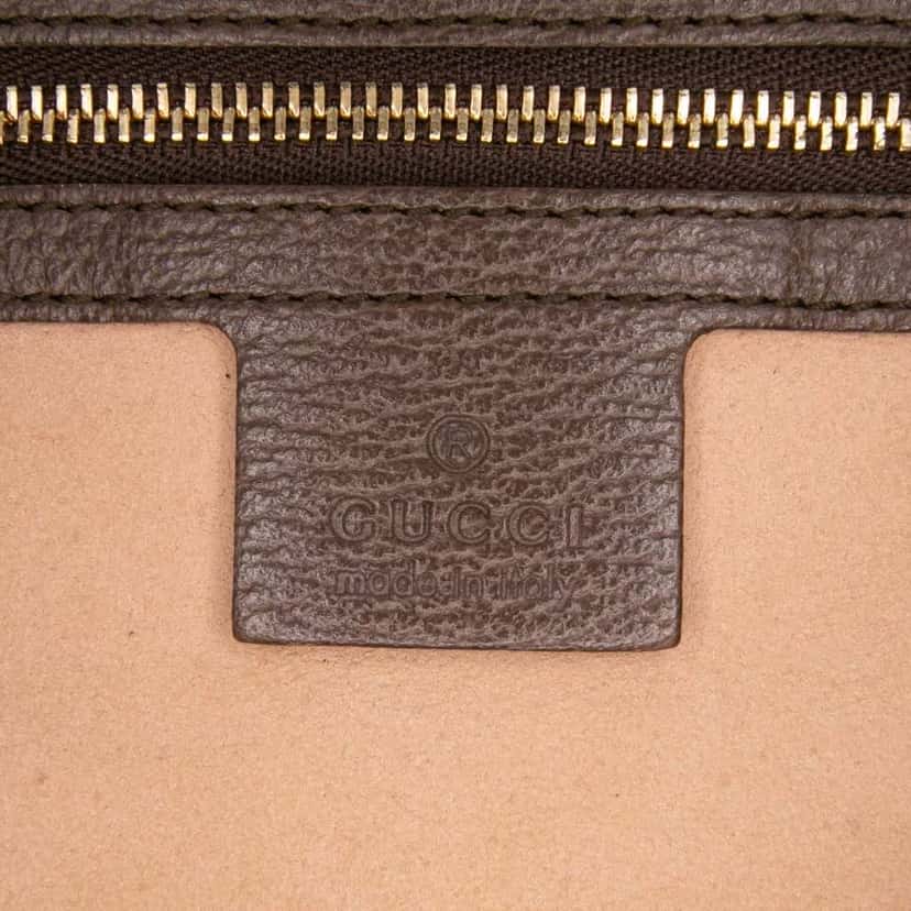 Gucci Medium GG Supreme Ophidia Tote Brown Canvas Good condition - Box View