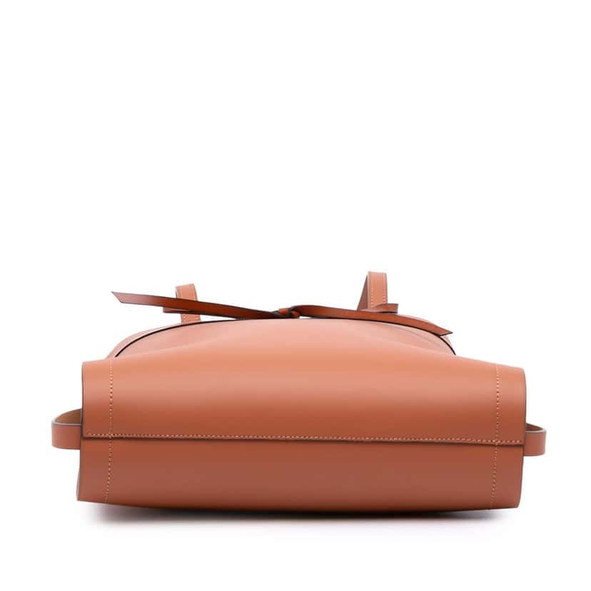 Loewe Leather Ikebana Tote Brown Leather Very good condition - Inside View