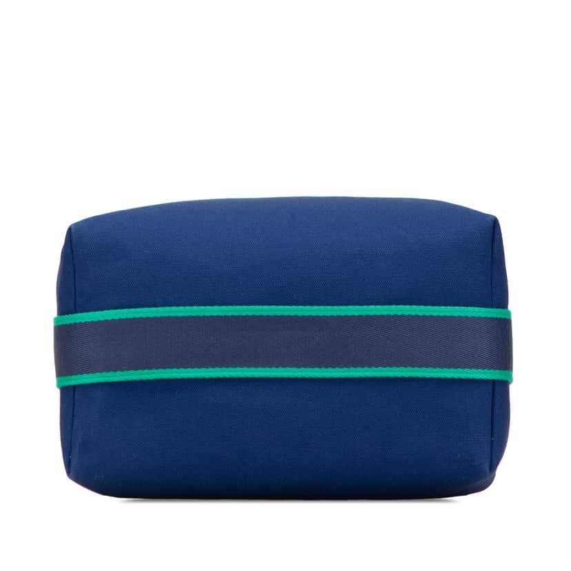 Hermès Large Canvas Bride A Brac Blue Canvas Good condition - Inside View