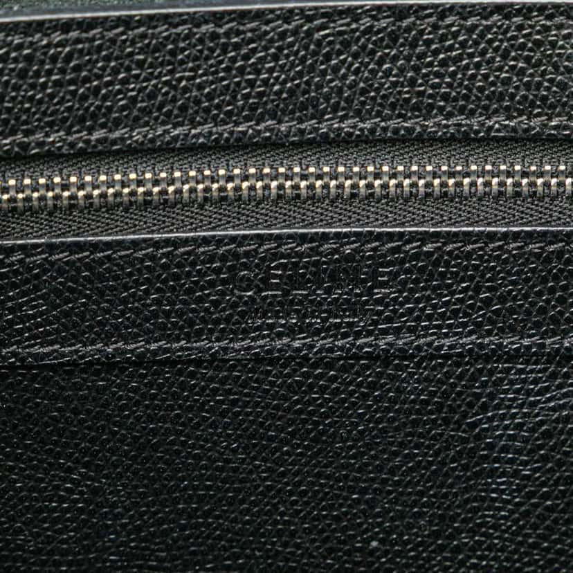 Celine Small Grained Calfskin Vertical Cabas Satchel Black Leather Good condition - Box View