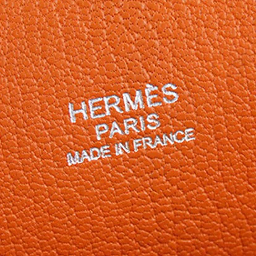 Hermès Clemence Jypsiere 31 Orange Leather Good condition - Box View