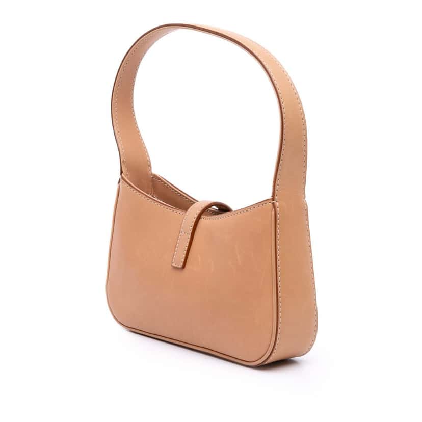 Saint Laurent Mini Smooth Calfskin Le 5 a 7 Hobo Brown Leather Very good condition - Back View