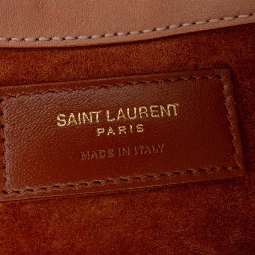 Saint Laurent Mini Smooth Calfskin Le 5 a 7 Hobo Brown Leather Very good condition - Box View