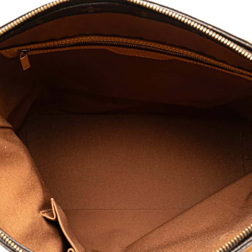Louis Vuitton Monogram Cabas Mezzo Brown Canvas Good condition - Model View