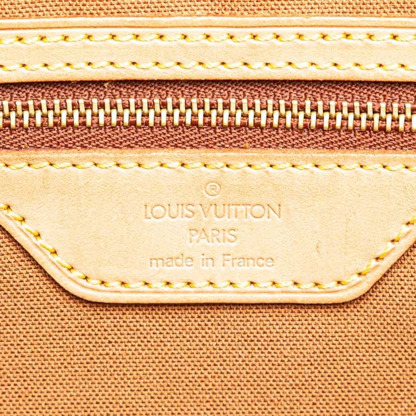 Louis Vuitton Monogram Cabas Mezzo Brown Canvas Good condition - Box View