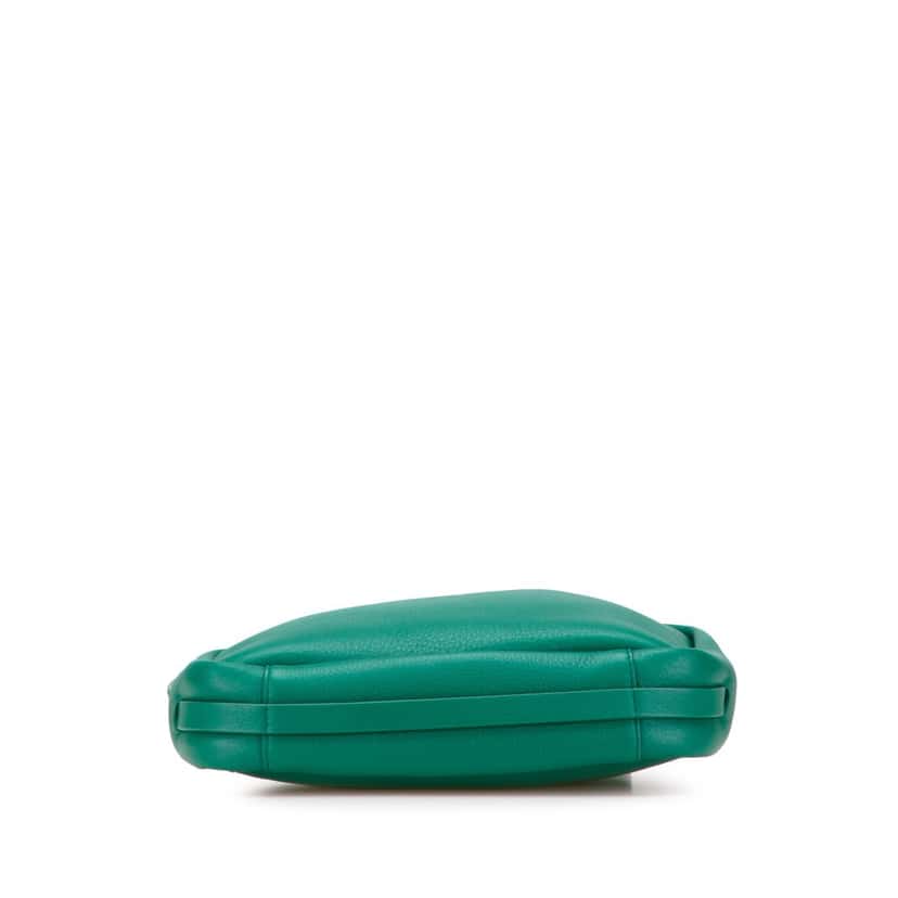 Balenciaga Leather Logo Everyday Camera Bag S Green Leather Good condition - Inside View