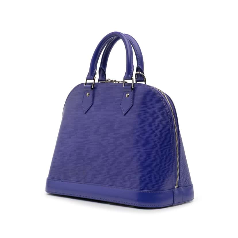 Louis Vuitton Epi Alma PM Purple Leather Good condition - Back View