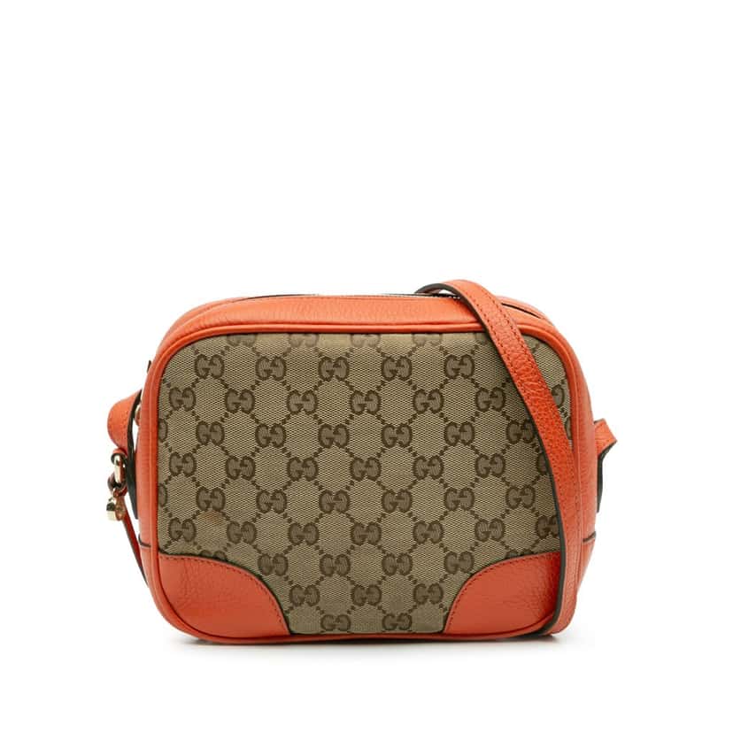 Gucci GG Canvas Bree Crossbody Brown Canvas Fair condition - Front View