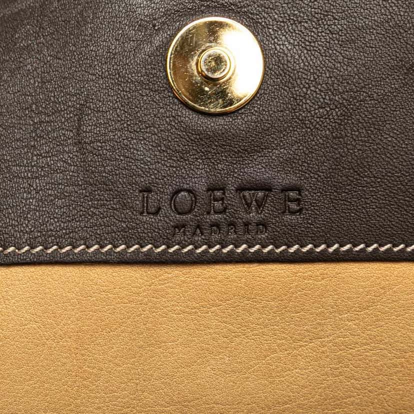 Loewe Suede Anagram Crossbody Brown Leather Good condition - Box View