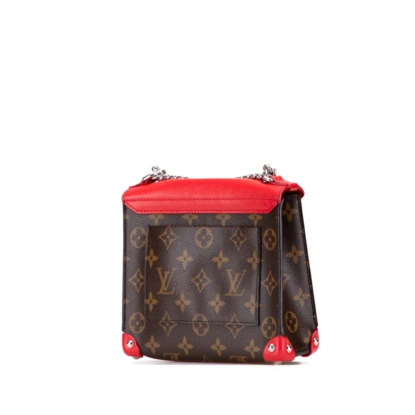 Louis Vuitton Monogram Tribal Mask Pochette PM Brown Canvas Very good condition - Back View