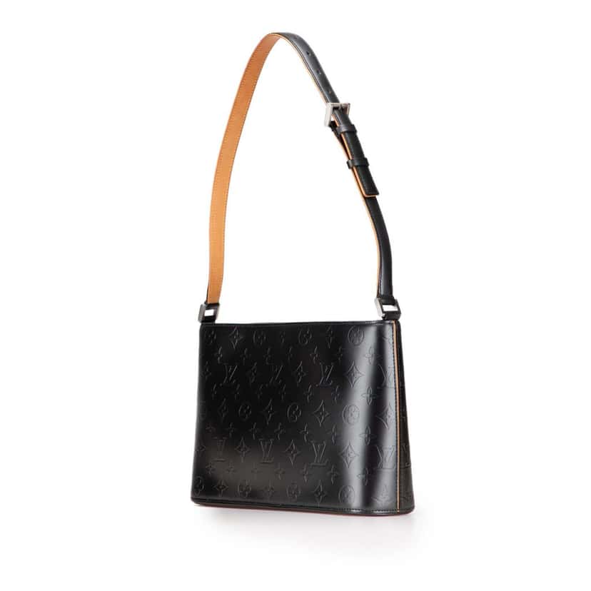 Louis Vuitton Monogram Mat Alston Grey Leather Good condition - Back View