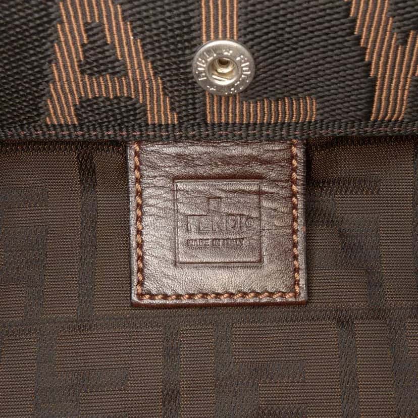 Fendi Zucca Canvas Shopping Tote Brown Canvas Good condition - Box View