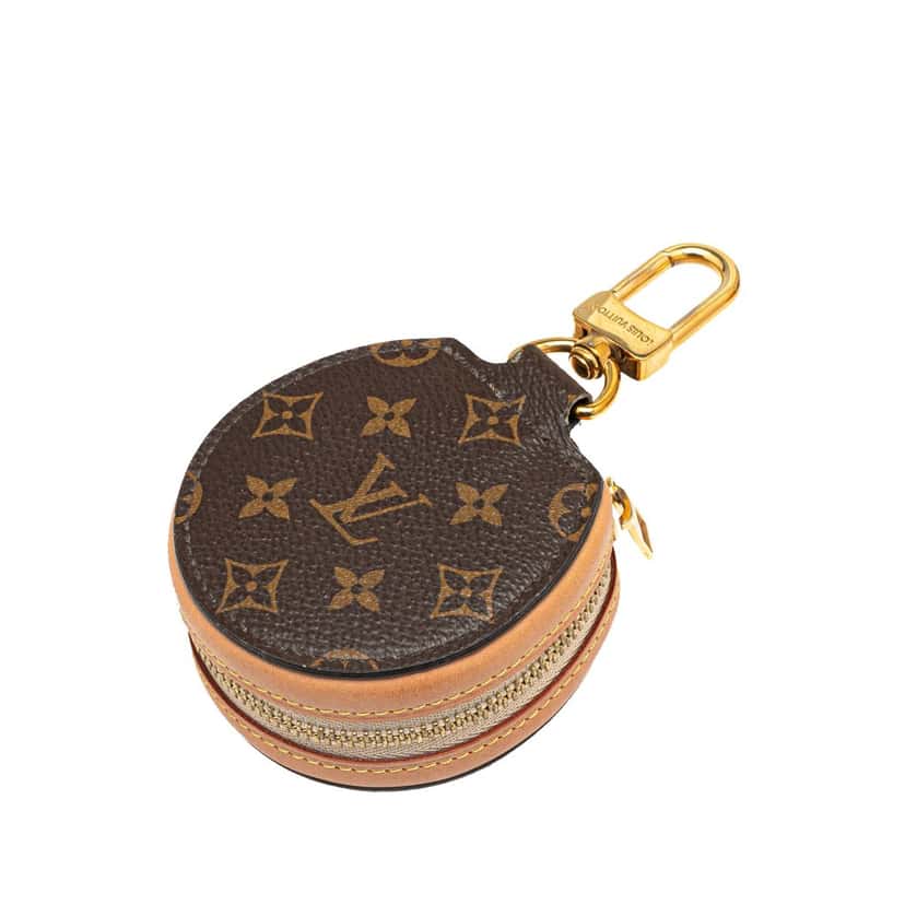 Louis Vuitton Monogram Horizon Wireless Earphones Case Brown Canvas Good condition - Back View