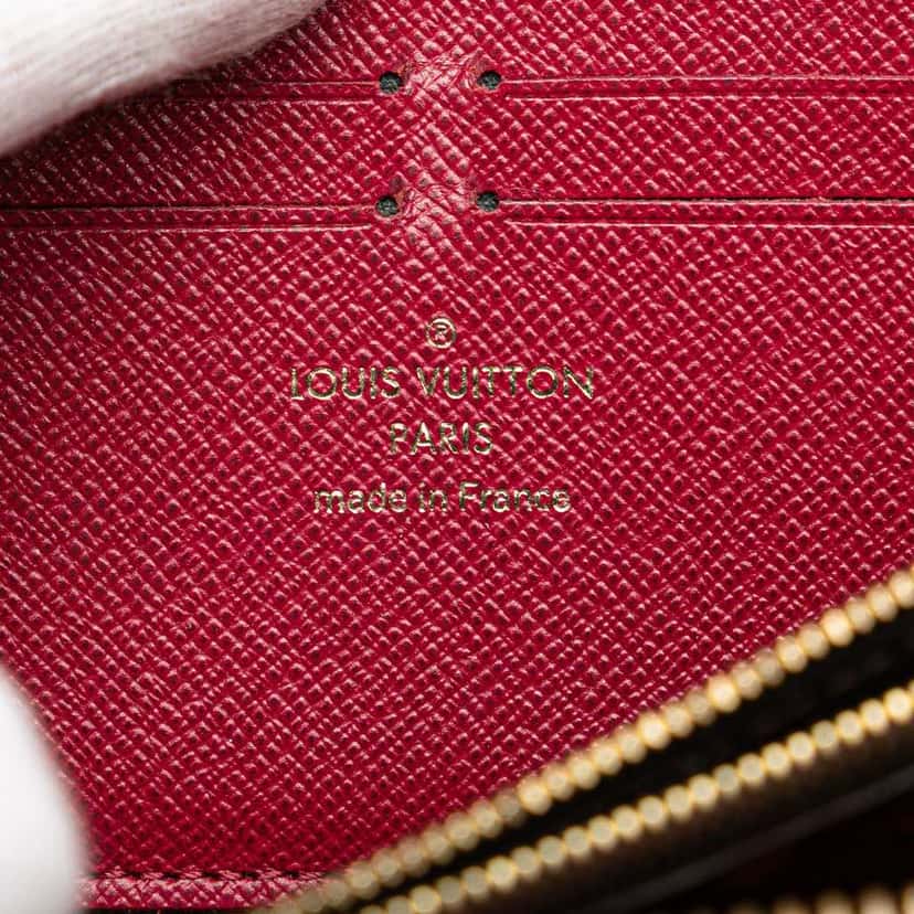 Louis Vuitton Monogram Clemence Long Wallet Brown Canvas Good condition - Box View