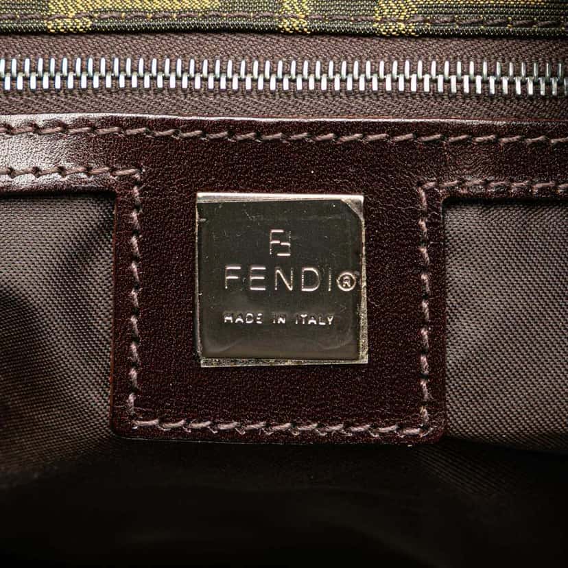 Fendi Zucca Canvas Tote Brown Canvas Good condition - Box View