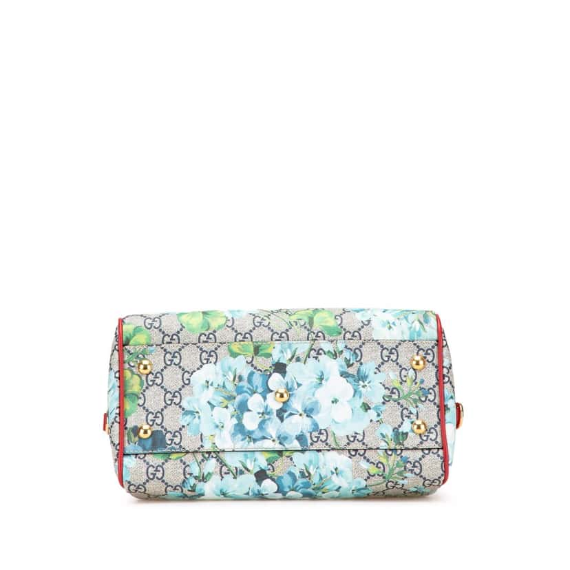 Gucci Small GG Blooms Boston Grey Canvas Good condition - Inside View