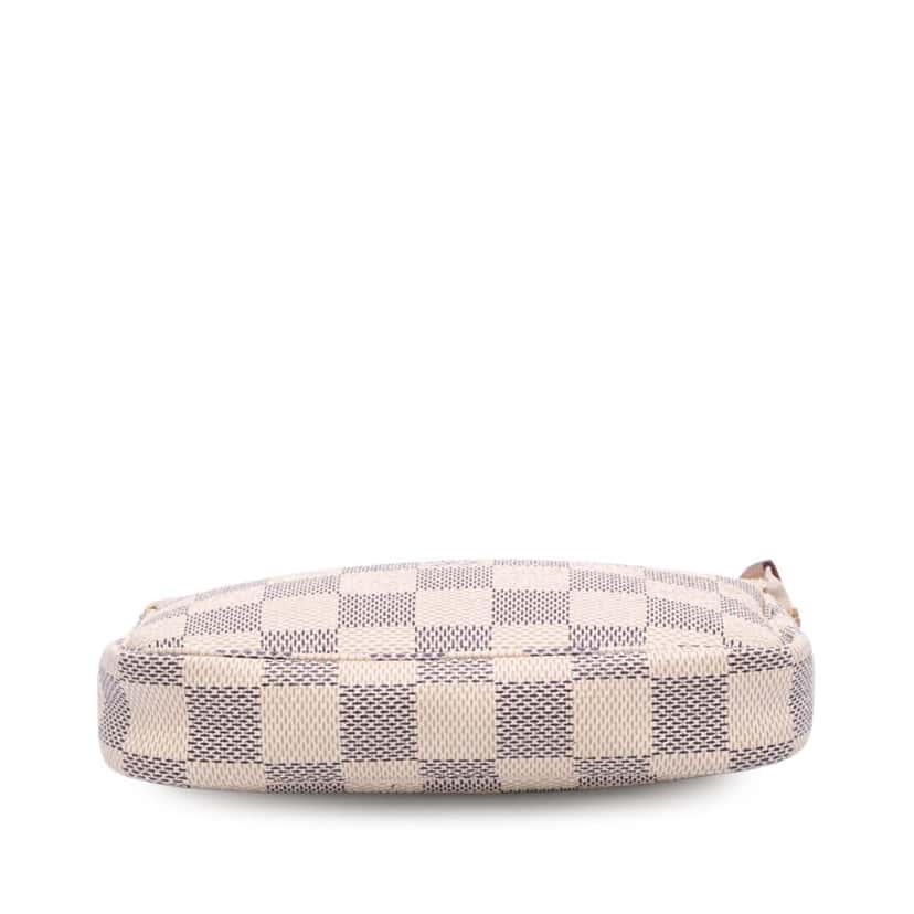 Louis Vuitton Damier Azur Mini Pochette Accessoires White Canvas Good condition - Inside View