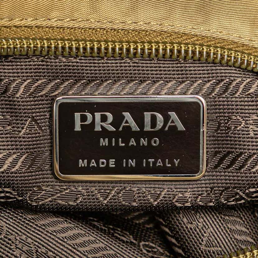 Prada Tessuto Tote Brown Good condition - Box View