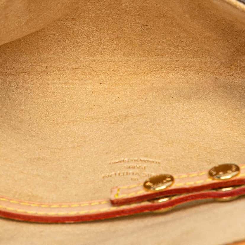 Louis Vuitton Monogram Pochette Twin PM Brown Canvas Very good condition - Model View