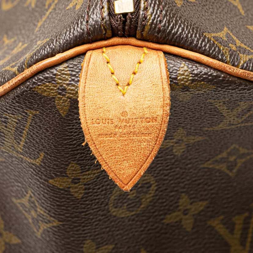 Louis Vuitton Monogram Speedy 40 Brown Canvas Fair condition - Box View