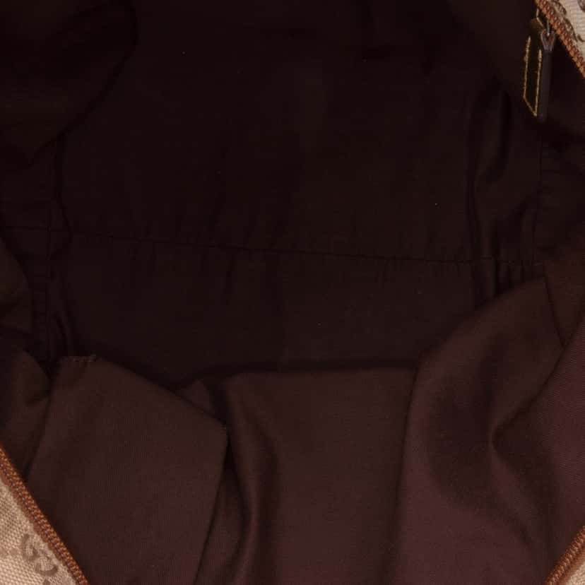 Gucci GG Canvas Web Tote Brown Canvas Good condition - Box View