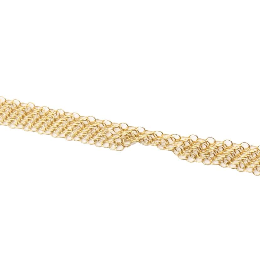 Tiffany & Co 20K Yellow Gold Elsa Peretti Mesh Chain Necklace Gold Gold Good condition - Inside View