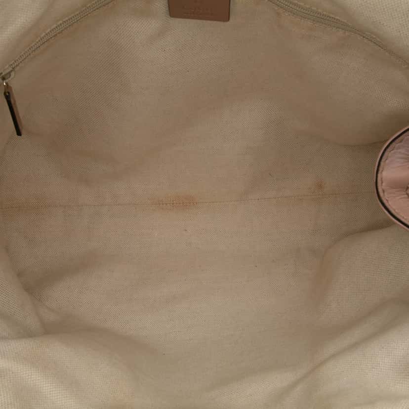 Gucci Medium Diamante Canvas Sukey Tote Brown Canvas Good condition - Model View